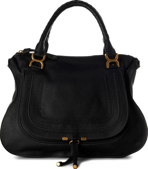 chloe marcie shoulder bag black.